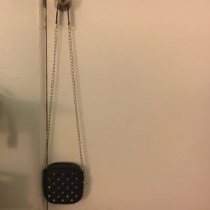 Chain studded crossbody
