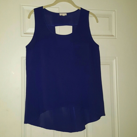 Sheer tank top