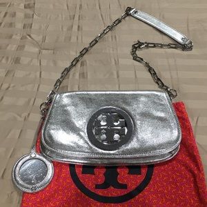 Tory Burch Silver shoulder bag