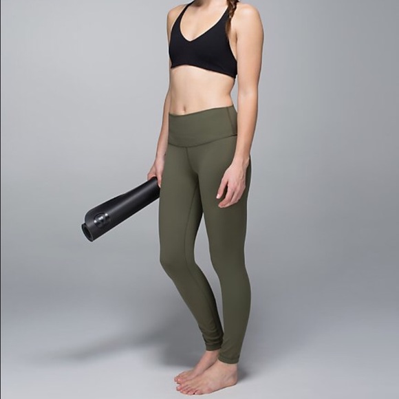 SOLD Lululemon High Times Pang Fatigue Green 4