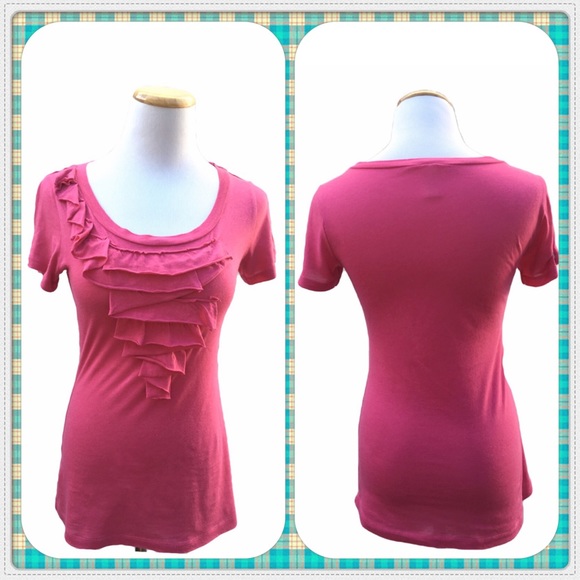 🌼Pink 🌼Downeast Basics Top Tee Blouse - Picture 4 of 4