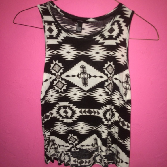 Black tank top