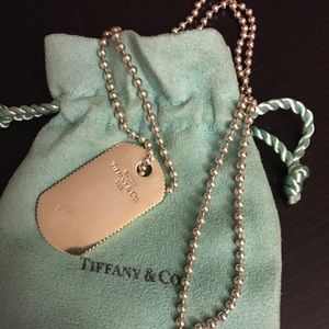 Tiffany & Co. Dog tag style necklace Tiffany & Co. Dog tag style necklace