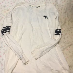 Victoria's Secret crew white and black