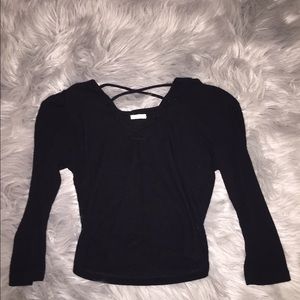 Long Sleeve Crop Top -Brandy Melville @ Pacsun
