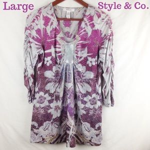 Style & Co. 3/4 Sleeve Top