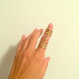 Michael by Michael Kors Gold Cuff Ring