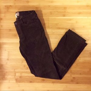 J. Crew corduroy pants. Chocolate color