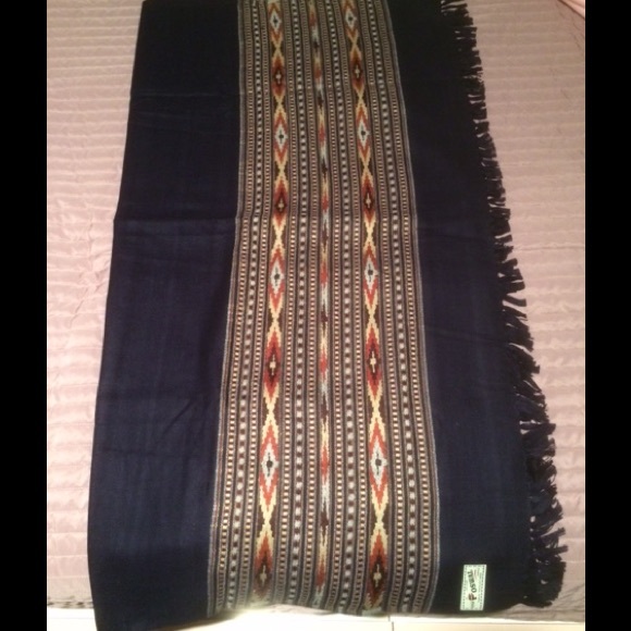 Large wrap-around shawl from India.