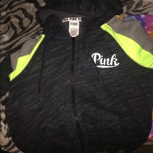 PINK zip up hoodie great condition