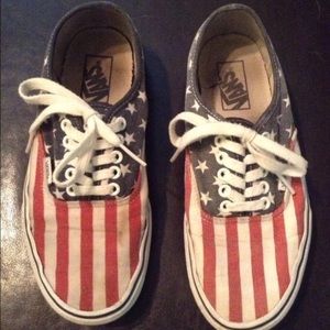 American flag Vans