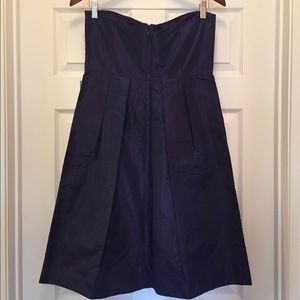 JCrew Strapless Silk Dress