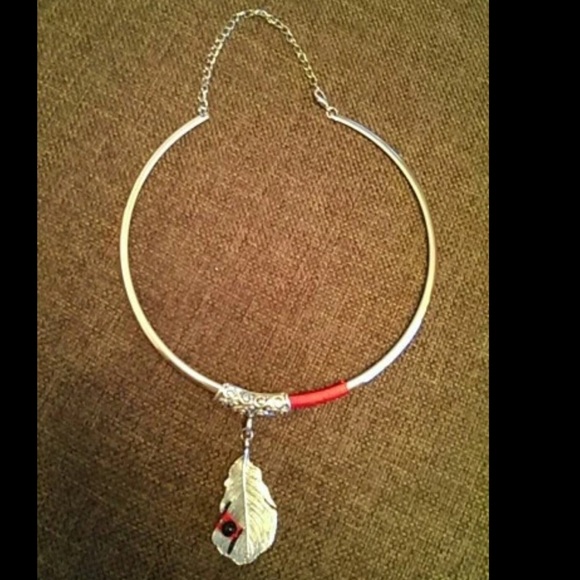 Tibetan silver choker necklace - Picture 3 of 4