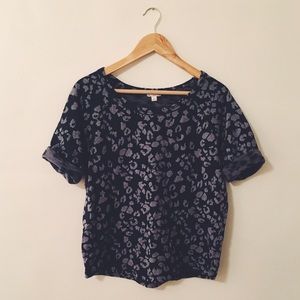 Gap Short Sleeve French Terry Top