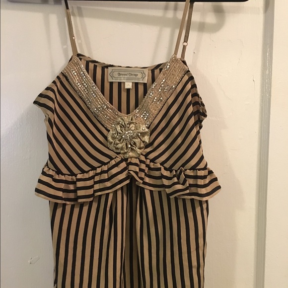 Beyond Vintage beaded cami
