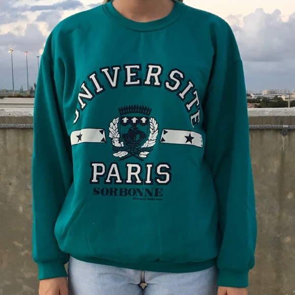 Urban Outfitters Sweaters - VINTAGE UNIVERSITÉ PARIS SARBONNE SWEATER