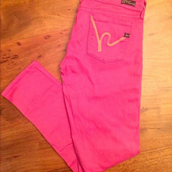 Citizens of Humanity Pink Denim Skinny Jeans