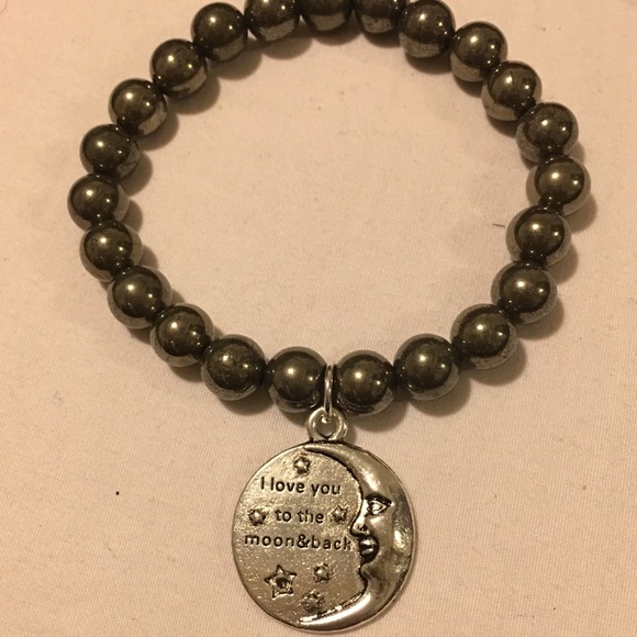 Pyrite stretch bracelet
