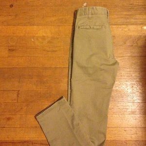 Green Skinny Chinos