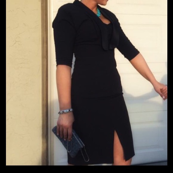 Black halo dress