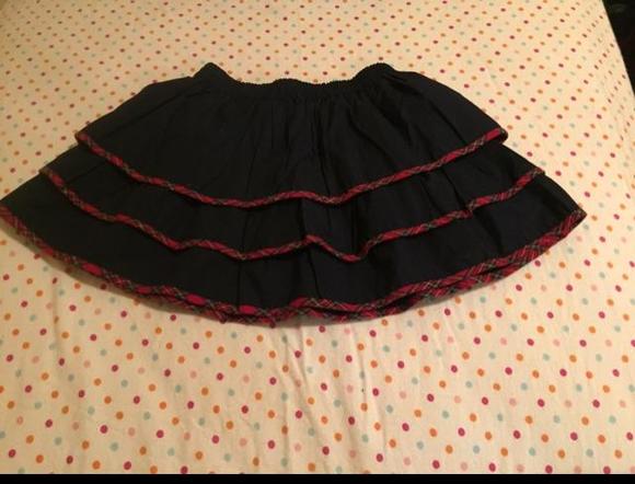Lands End Kids Navy Skirt 6X