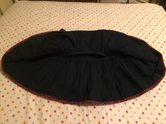 Lands End Kids Navy Skirt 6X - Picture 3 of 3