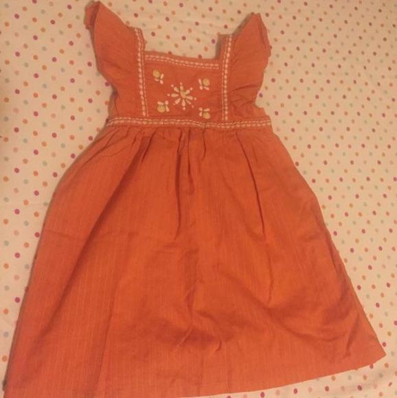 Gymboree Batik Orange Dress - Picture 2 of 4