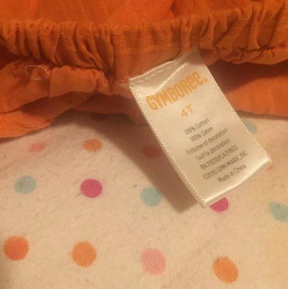 Gymboree Batik Orange Dress - Picture 4 of 4