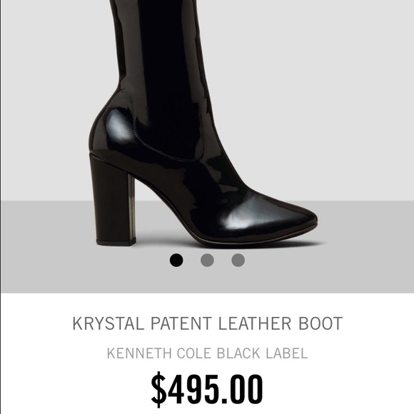 SOLD 🚫 NWT Krystal Patent Glove Boot Booties - Picture 3 of 5