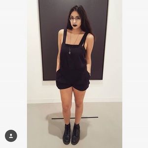 Alice & UO Black Romper