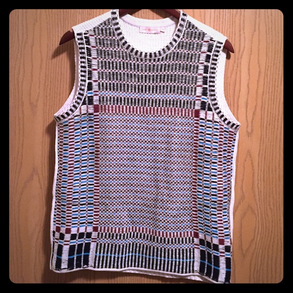 Tory Burch jacquard sleeveless top
