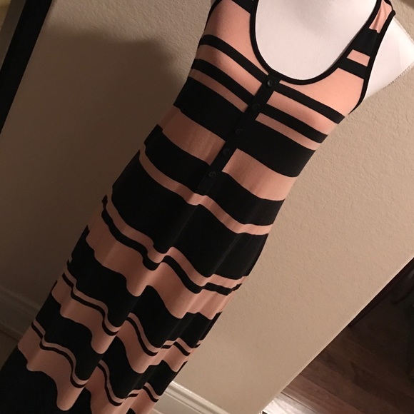 Striped maxi dress