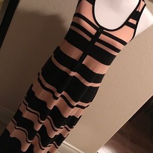 Striped maxi dress