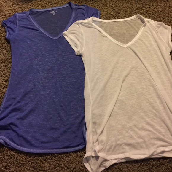 Two v neck athleta tees