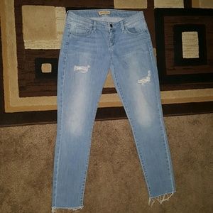 Guess jeans...light wash distressed