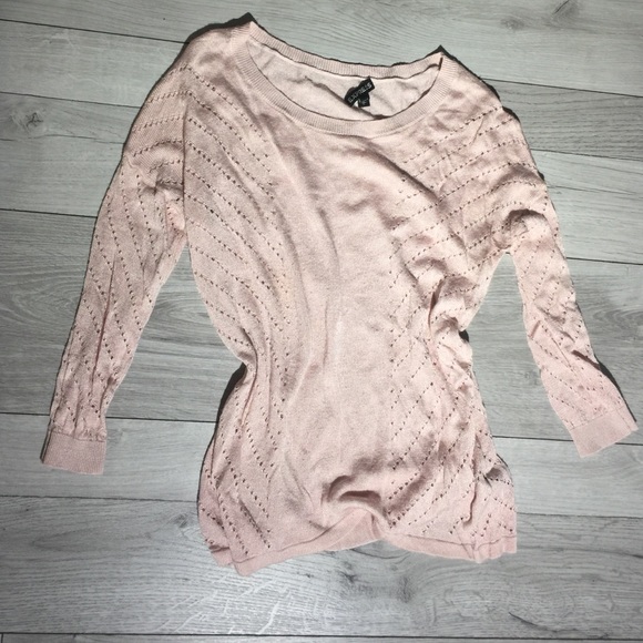 Blush pink express sweater