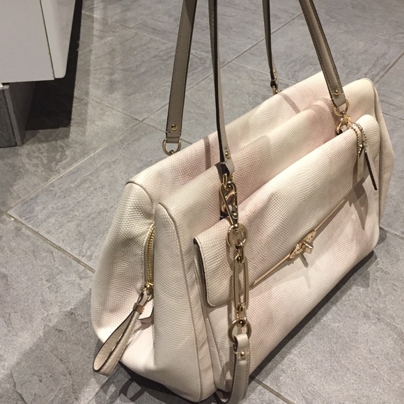 COACH MADISON EMBOSSED LIZARD LARGE MADELINE - Picture 3 of 4