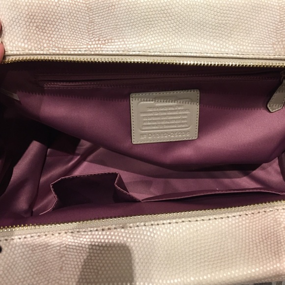 COACH MADISON EMBOSSED LIZARD LARGE MADELINE - Picture 4 of 4