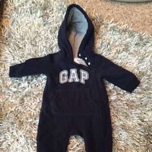 Baby Gap Hooded Zipper Winter Pantsuit