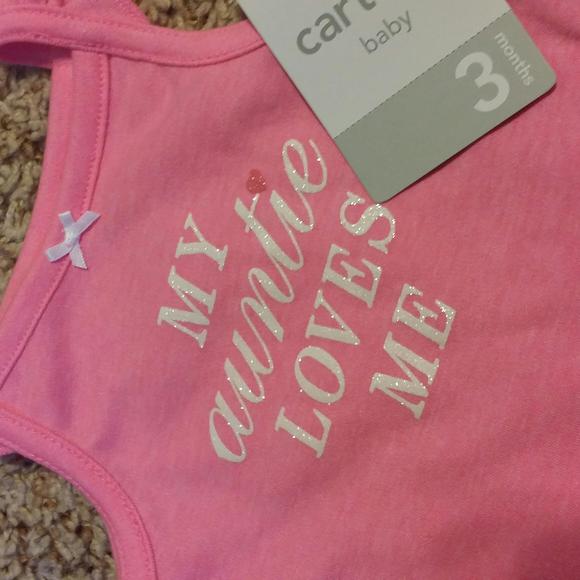 Auntie 💖 me pink onesie