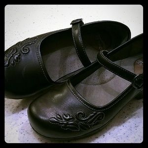 Dansko Mary Jane's Embossed Design