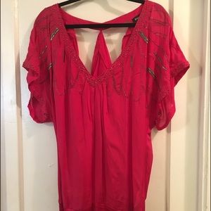Bebe beaded blouse