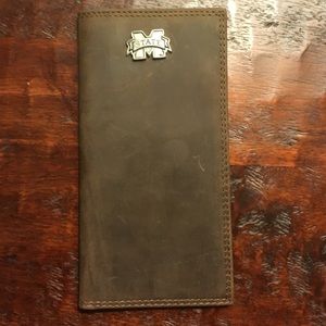 Mississippi State leather wallet