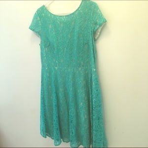 Teal midi Dress
