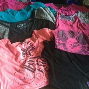 Fox racing women's shirts