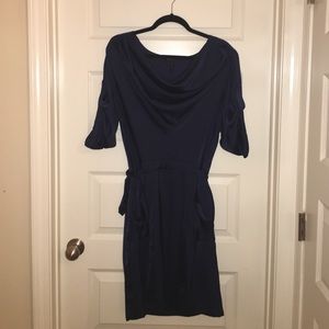 BCBG Navy Blue dress.