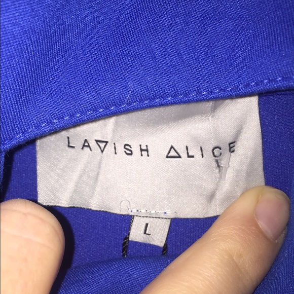 Blue Bodycon Dress - Picture 3 of 4