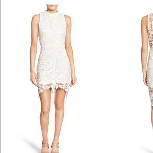 Astr White Lace Dress