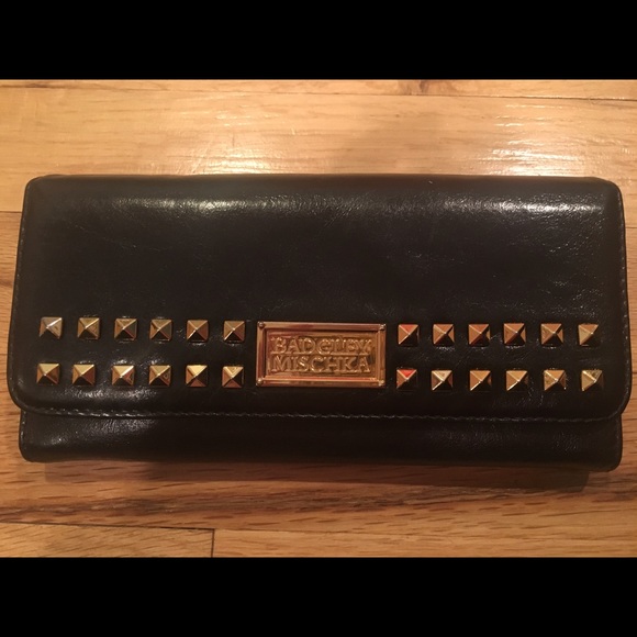 Black Badgley Mischka wallet