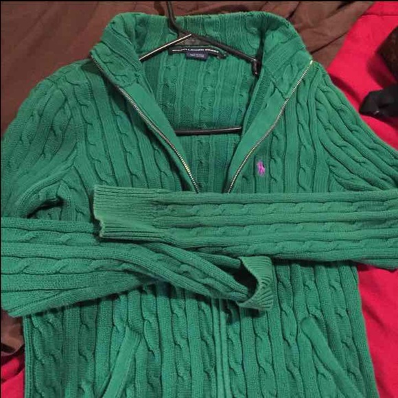 Ralph Lauren zip up sweater